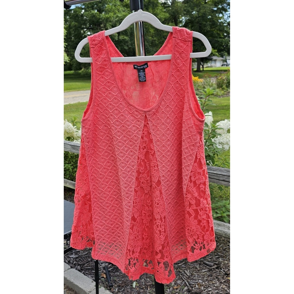 New Directions Women's Gorgeous Lace Sleeveless Size PS Top